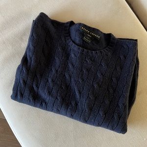 Ralph Lauren Black Label, Cashmere Cable-knit Sweater
